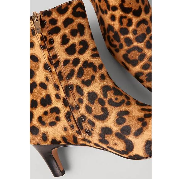 NWOB Ann Taylor Animal Print Haircalf Skinny Heel Bootie 5.5 - Picture 5 of 6